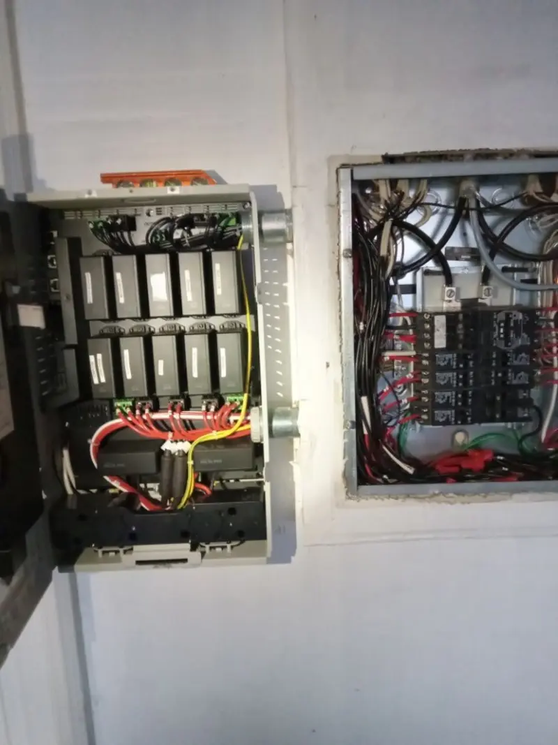 Electrical panel upgrade completed for Indoor Lighting Installation in Webb City